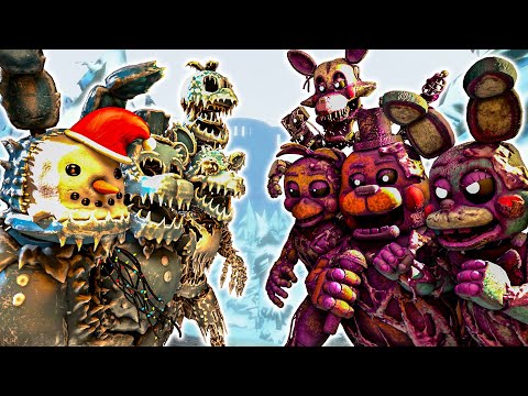 FNAF: Toxic Toys vs Black Ice Withered Animatronics