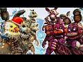 FNAF Toxic Toys Vs Black Ice Withered Animatronics