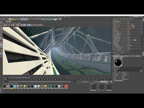Cinema 4D Tutorial How to Create a Space Colony Intro