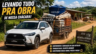 INDO LEVAR MATERIAL PRA NOSSA OBRA NA CHÁCARA 