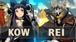 GBVSR:🔥kow (Yuel) Vs Rei (Seox Sinborne Redeemer)🔥| High Level Gameplay.