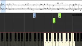 Learning to play New Zealand God Defend New Zealand  by National Anthems on the piano with Synthesia