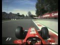 2003 Italian Grand prix Michael Schumacher onboard pole position