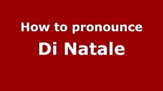 How to pronounce Di Natale
