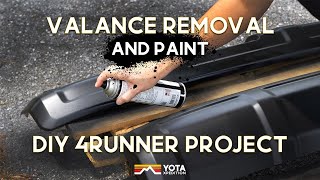 Toyota 4Runner DIY Bumper Valances - Removal and Paint