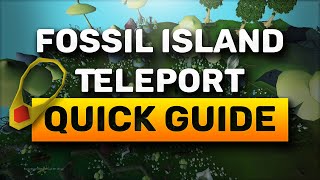 How to EASILY unlock Fossil Island Teleport on Digsite Pendant in OSRS