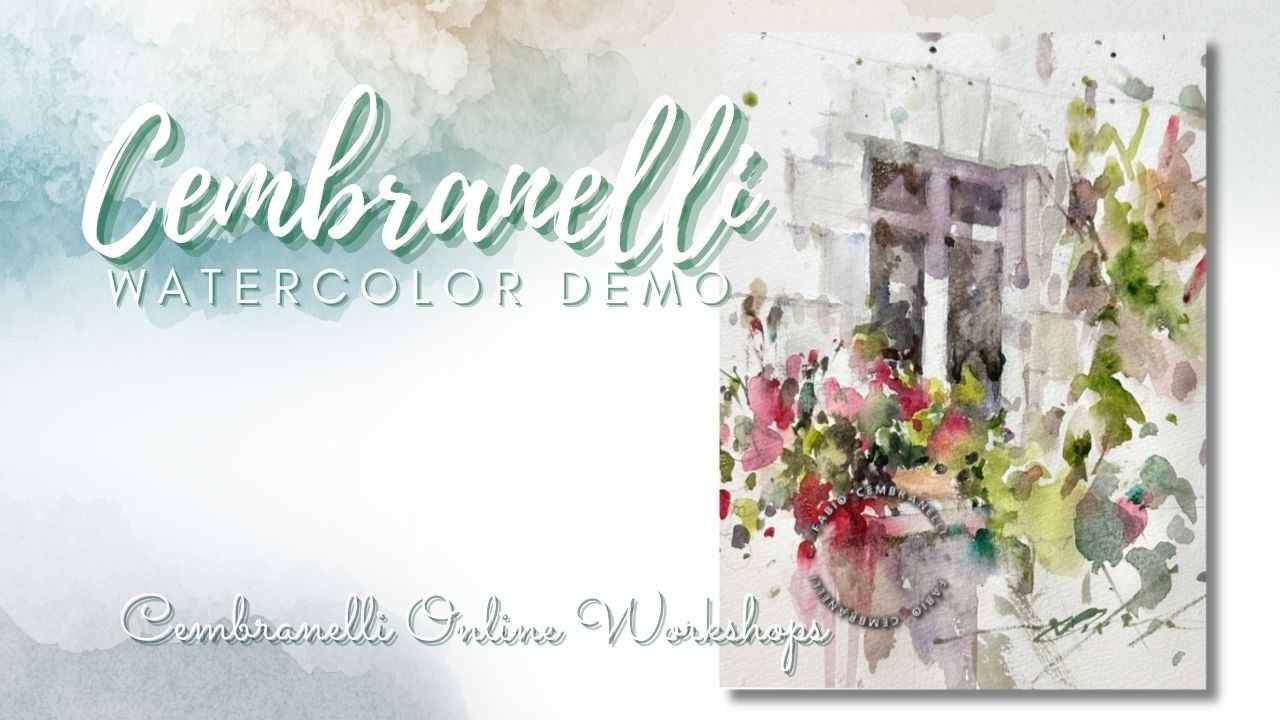 Window, Watercolor Demo