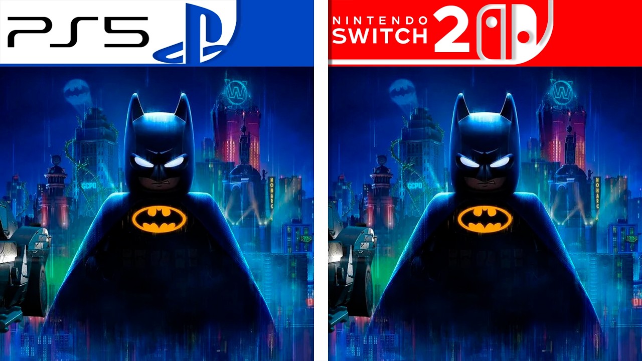Lego Batman: Legacy of the Dark Knight | Switch 2 vs PS5 | Graphics Comparison