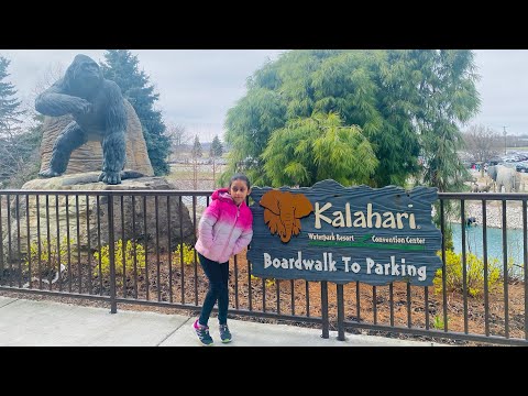 Kalahari  waterpark resort Sandusky Ohio || hotel room tour || kitchen room