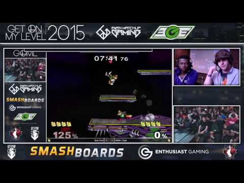GOML 2015 - Ryan Ford (Fox) vs MIOM | Toph - SSBM Singles Top 16