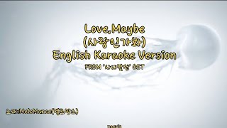 Download lagu MELOMANCE (멜로망스) - 'Love,Maybe'(사랑인가봐) English Version Karaoke mp3 Download lagu MELOMANCE (멜로망스) - 'Love,Maybe'(사랑인가봐) English Version Karaoke mp3