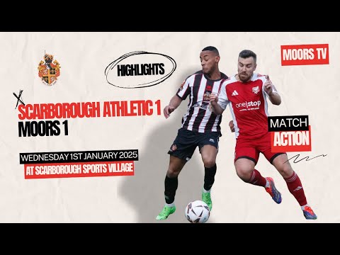 Highlights | Scarborough Athletic 1 Spennymoor Town 1 | Wednesday 1st January 2025