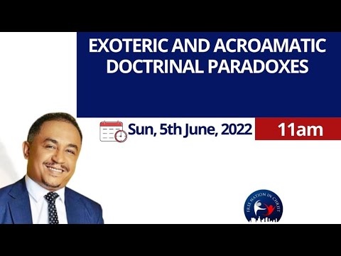 Exoteric And Acroamatic Doctrinal Paradoxes.