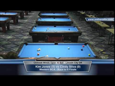 CWO 10 Ball Tourangeau vs Martinez & Jones vs Sliva - Set 2 Womens Finals -