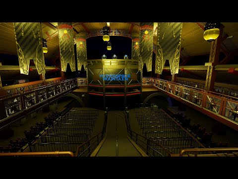 Star Wars Hyperspace Mountain V4 Disneyland Paris + Light on - Planet coaster