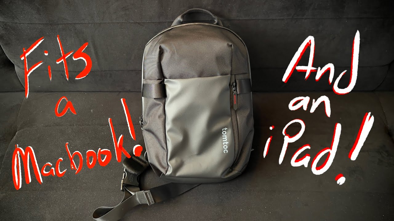 The BEST Grab-and-Go Sling Bag for Macbook Pro AND iPad Pro! Tomtoc Explorer A54 Crossbody Sling 9L