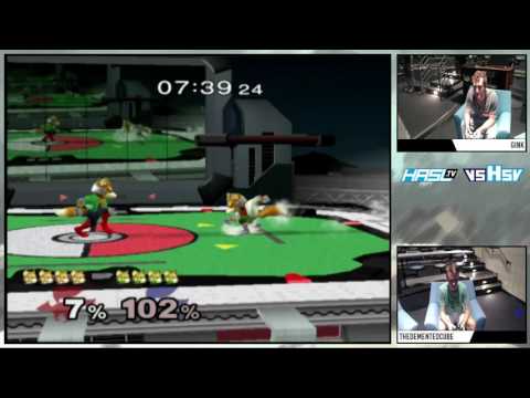 vsHsv s1e8 – Gink (Green Fox) vs TheDementedCube (Fox) – Losers Bracket – Melee