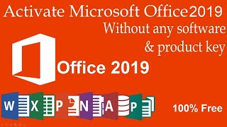How To Permanently Activate Microsoft Office 2019 For Free | 2023 | Tech Desk