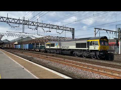 66793 Longton M.O.D. to Kineton M.O.D. at Crewe 8th July 2022.