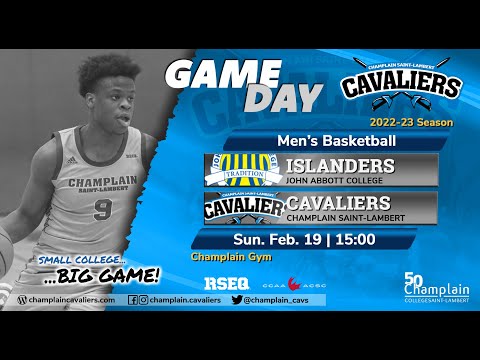 RSEQ D1 Basketball Masculin 🏀 John abbott @ Ch.-St-Lambert [2023-02-19]