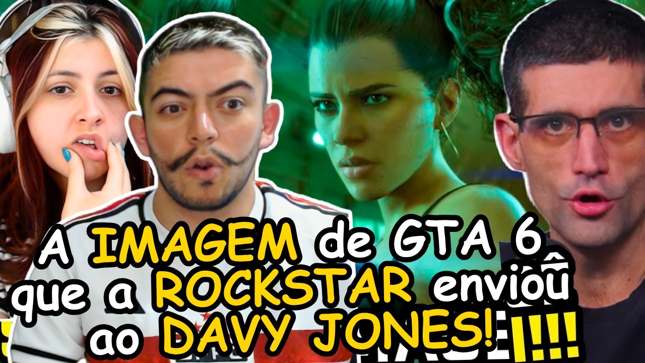 REAGINDO A IMAGEM EXCLUSIVA de GTA 6 que a ROCKSTAR enviou ao DAVY JONES!!