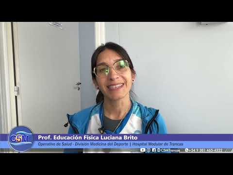 Prof, Luciana Brito - Se Mueve Tucumán | Hospital Modular de Trancas