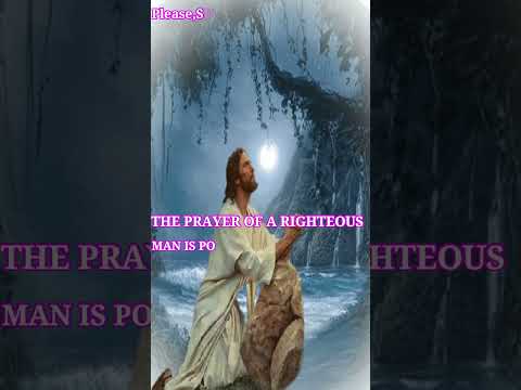 🙏 The prayer of a righteous man is powerful and effective...#shorts