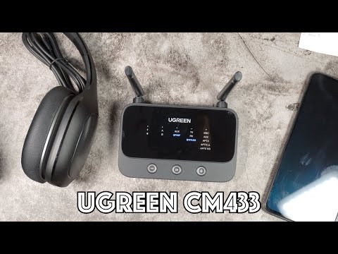 📡 UGREEN CM433 передатчик/приемник (AptX LL и AptX HD)