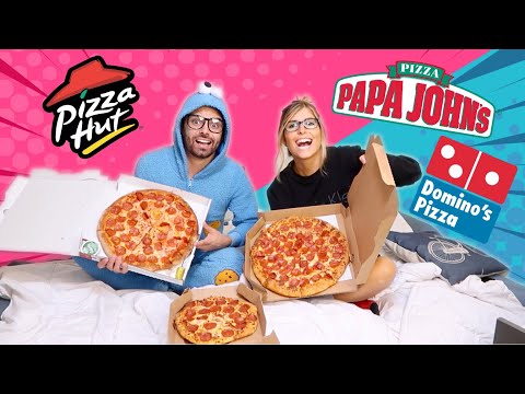 PROBANDO DOMINOS PIZZA vs PAPA JOHNS vs PIZZA HUT /  CUAL ES MEJOR ?