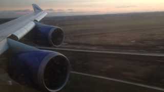 preview picture of video 'Boeing 747 EI-XLH Transaero Airlines landing at Domodedovo'