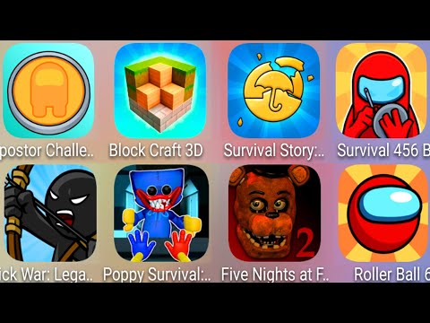 Impostor Challenge,Survival Story Round 6,Squid 456 But It' Impostor,Poppy Survival,StickWar Legacy