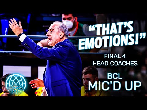 IT'S A FINAL!" Mic'd up moments with Final 4 Head Coaches - Basketball Champions League