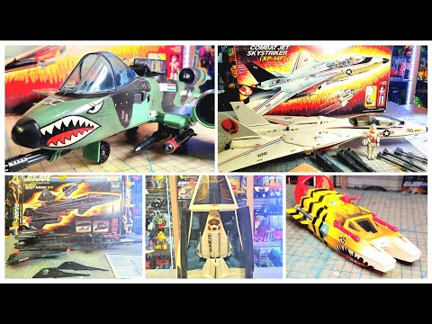 Massive G.I. Joe toy haul, skystriker, night raven and more