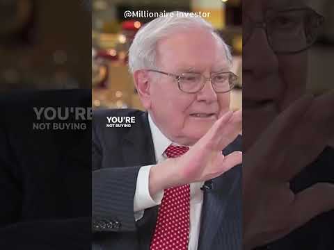 Warren Buffett: Stocks are safe for long term! #shorts