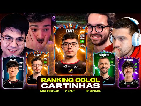 RANKING do CBLOL 8° SEMANA! | Cartinhas - CBLOL 2º Etapa 2023