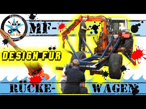 😎neuer Lack 🧹🛢🧹Rückewagen bekommt😈 MF Optik😈