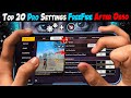 Top 20 Pro Settings Free Fire Secret Sensitivity After OB50 Update New Headshot Setting