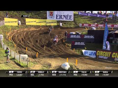 Justin Barcia passes Gautier Paulin MXoN France 2015
