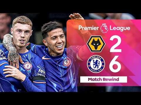 Palmer Stars In An EIGHT Goal Thriller | Wolves v Chelsea 2024/25