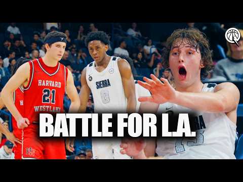 The Battle for LA! SIERRA CANYON VS HARVARD-WESTLAKE! 😱 CIF Open Division Championship Highlights!