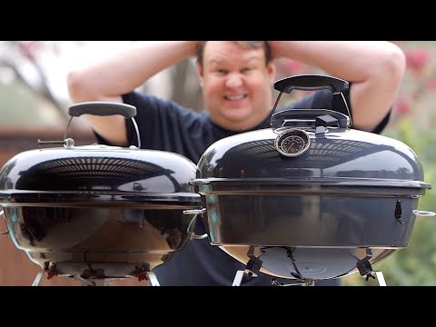 Slow 'N Sear Travel Kettle vs Weber Jumbo Joe 💵 Pay more to get more?