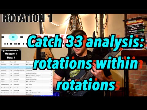 Riff Analysis 022 - Meshuggah Catch 33 part 1