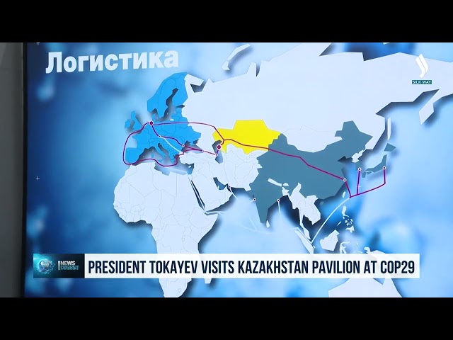 President Tokayev visits Kazakhstan pavilion at COP29