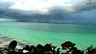 preview picture of video 'Tropical Storm in the Caribbean ~ it's still so warm!'