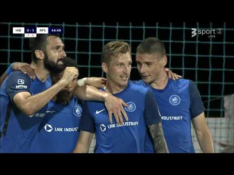 UEFA Conference League. P. Mares goal (Hibernians 0:1 RFS)