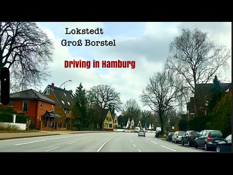 Driving in Hamburg *[Lokstedt ➡️ Groß Borstel]**[4K]*
