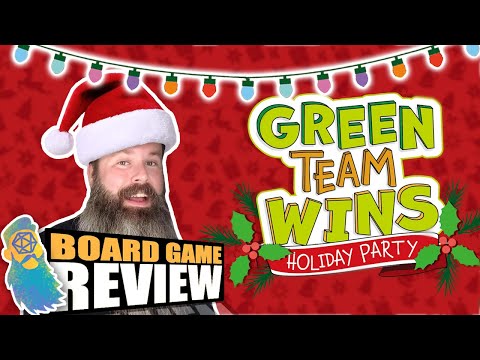 Green Team Wins Holiday Party - YouTube Video