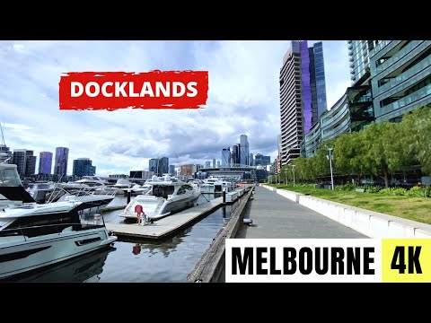 MELBOURNE, AUSTRALIA 🇦🇺 [4K] Docklands — Walking Tour