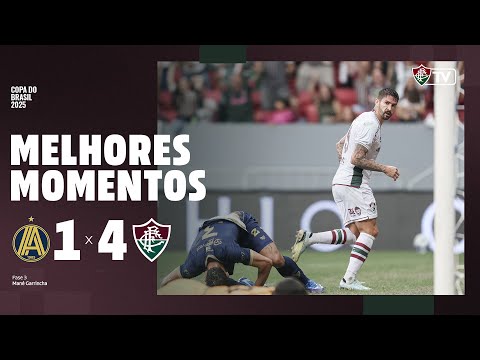 MELHORES MOMENTOS | APARECIDENSE 1 X 4 FLUMINENSE | COPA DO BRASIL | 3ª FASE