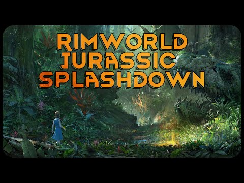 Crashlanding on a Dinosaur Planet Won't Stop This Plucky Family! - RimWorld Jurassic Splashdown